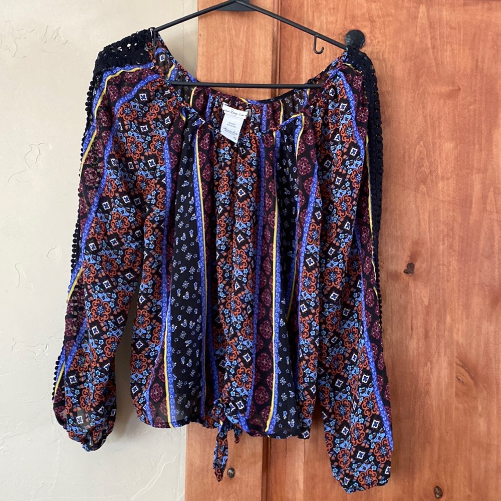 Sheer long sleeve